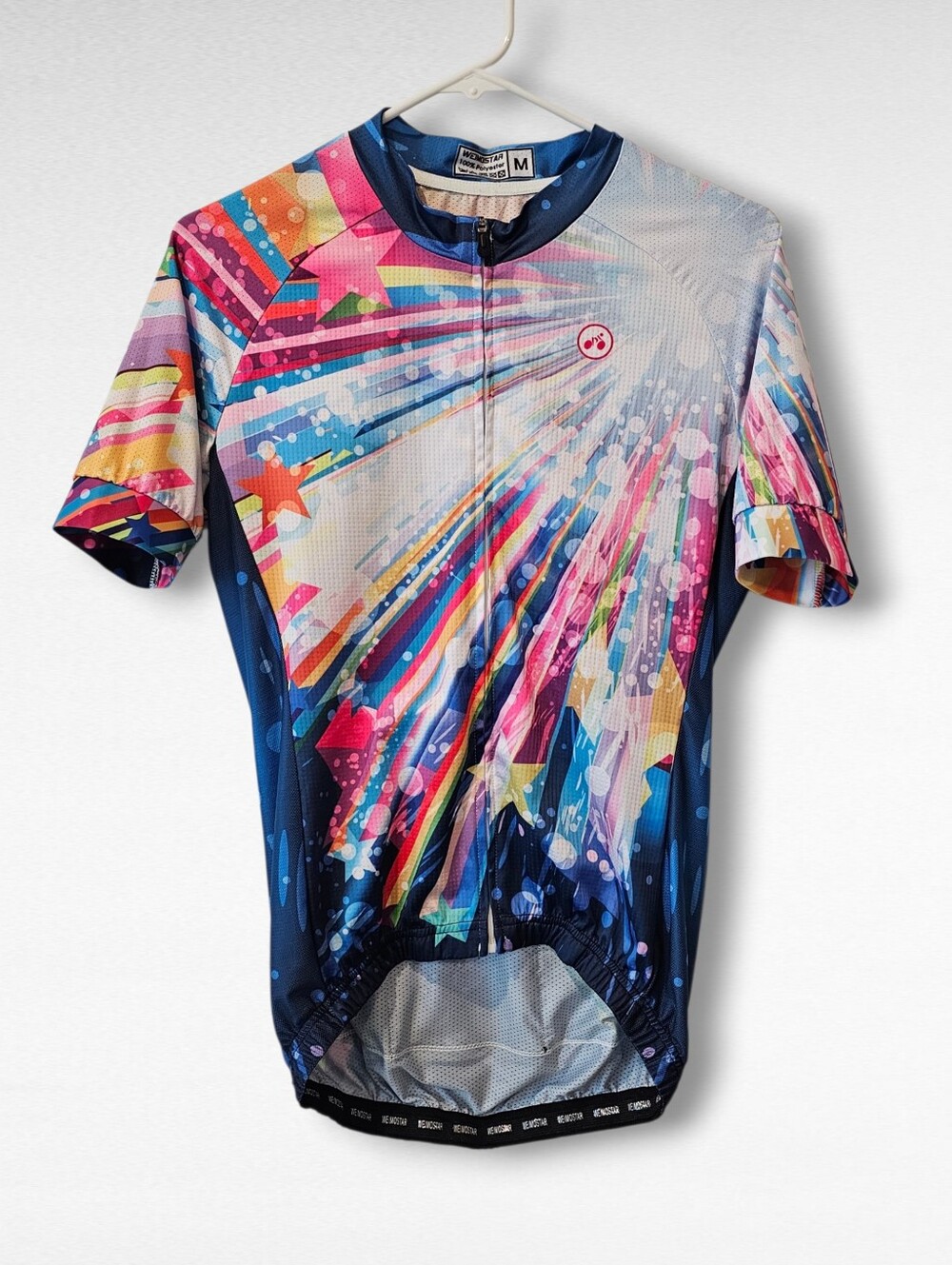 Weimostar Cycling Jersey Short Sleeve Multicolor Size Medium